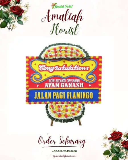 Sewa Papan Bunga Trepan